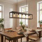 Industriële Hanglamp met 5 Lampen, Huis en Inrichting, Ophalen of Verzenden, Zo goed als nieuw, Metaal, Minder dan 50 cm
