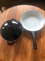 Jus pan en koekenpan, Huis en Inrichting, Keuken | Potten en Pannen, Ophalen, Gebruikt, Koekenpan of Braadpan