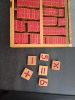 Nostalgisch oud schoolmateriaal,  magnetische cijfers., Ophalen of Verzenden, Gebruikt