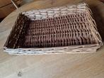 RIETEN BROCANTE WINKEL BROODMAND, Huis en Inrichting, Woonaccessoires | Schalen en Manden, Ophalen of Verzenden, Rechthoekig, Riet
