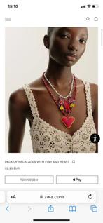 Zara set kralenkettingen., Sieraden, Tassen en Uiterlijk, Kunststof, Verstelbaar, Overige kleuren, Nieuw