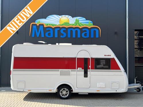 Kabe Briljant 470 XL, Caravans en Kamperen, Caravans, Rondzit, Kabe, Lengtebed, 5 tot 6 meter, Douche, Gascomfoor, Hordeur, Kachel