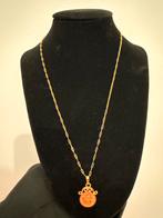 Surinaamse Munt Ketting, Ophalen of Verzenden, Zo goed als nieuw, Goud, Overige materialen