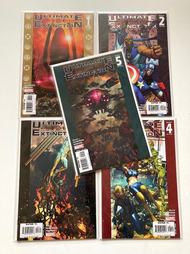 Ultimate Extinction #1-5 (set) Marvel 2006 Warren Ellis, Boeken, Strips | Comics, Nieuw, Complete serie of reeks, Amerika, Ophalen