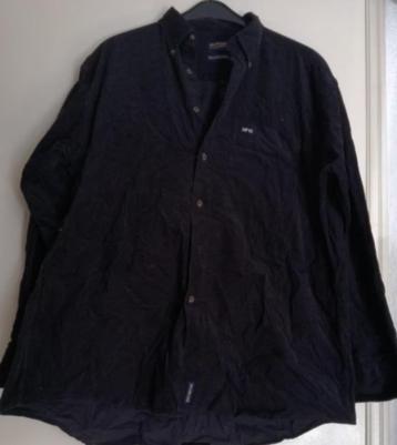 Bijna Nieuwe MCGREGOR overhemd Blouse RIBCORDUROY zwart XL beschikbaar voor biedingen