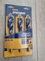 Speedboren set nieuw, Doe-het-zelf en Verbouw, Gereedschap | Handgereedschap, Ophalen of Verzenden, Zo goed als nieuw