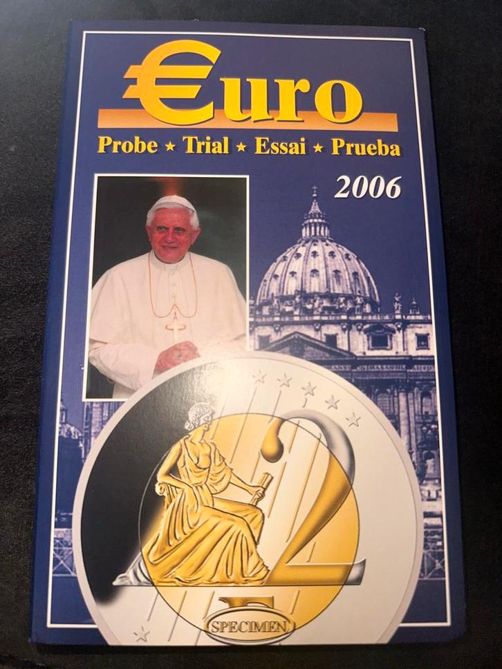 Vaticaan Euro Proefset 2006 - Benedictus XVI, Postzegels en Munten, Munten en Bankbiljetten | Verzamelingen, Munten, Buitenland