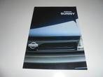 brochure Nissan Sunny  1991, Ophalen of Verzenden, Zo goed als nieuw, Overige merken
