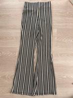 Flared zwartwit gestreepte broek maat XXS, Zwart, Topshop, Ophalen of Verzenden, Zo goed als nieuw