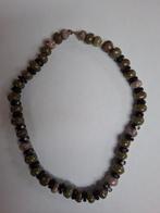 Ketting 40 cm git en mosagaat, Ophalen of Verzenden, Zilver