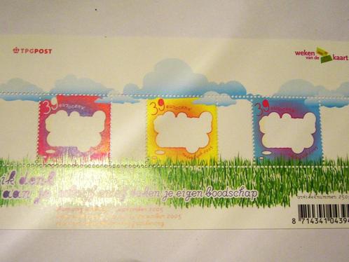 verkocht weken van de kaart postfris 3x0,39 vel blok 2004, Postzegels en Munten, Postzegels | Nederland, Postfris, Na 1940, Ophalen of Verzenden