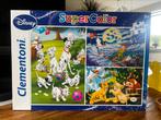 Clementoni disney puzzels 3x49 kinderen, Ophalen of Verzenden, Zo goed als nieuw
