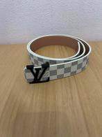 Wit/grijs Louis Vuitton riem, Ophalen, Nieuw, Wit, 115 cm of meer
