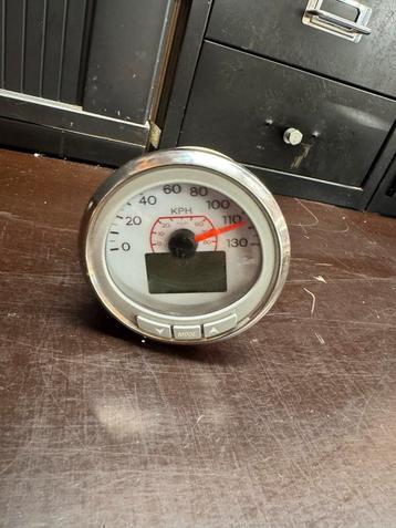 ICON toerenteller SPEEDOMETER 130KPH White Evinrude Johnson beschikbaar voor biedingen