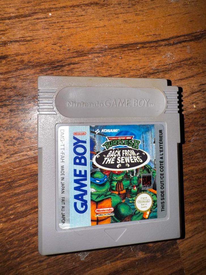 Teenage Mutant Ninja Turtles 2 - Gameboy, Spelcomputers en Games, Games | Nintendo Game Boy, Gebruikt, Avontuur en Actie, 1 speler