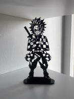 Demon Slayer Tanjiro Black Abstract 3D Model (19 cm), Verzenden, Nieuw, Losse kaart