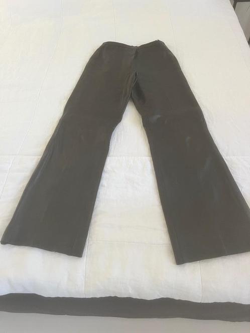 Prachtige zwarte leren broek Forte Forte NIEUW, Kleding | Dames, Broeken en Pantalons, Nieuw, Maat 38/40 (M), Zwart, Lang, Verzenden