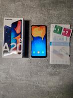 Samsung Galaxy A20e met screenprotector, Telecommunicatie, Ophalen, Blauw, Zo goed als nieuw, Zonder simlock