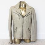 Zeer Mooie Zacht Leren Fiore Jas (Maat 44) € 85,-, Fiore, Beige, Maat 42/44 (L), Ophalen of Verzenden