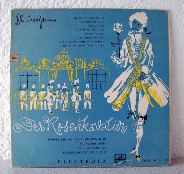 LP Der Rosenkavalier - Richard Strauss, Cd's en Dvd's, Vinyl | Klassiek, Gebruikt, Romantiek, Opera of Operette, 12 inch, Ophalen