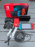 Nintendo Switch V2 2019. Game console. Spelcomputer, Ophalen, Zo goed als nieuw, Met 3 controllers of meer, Switch 2019 Upgrade