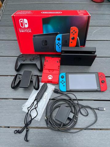 Nintendo Switch V2 2019. Game console. Spelcomputer beschikbaar voor biedingen