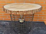 Bijzettafel met verlichting en geurend hout, Minder dan 55 cm, Ophalen of Verzenden, Zo goed als nieuw, Rechthoekig