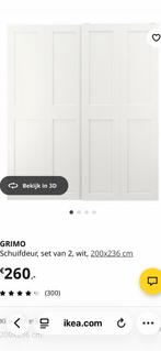 Ikea grimo schuifdeuren. Nieuwe, Ophalen, Zo goed als nieuw, 25 tot 50 cm, Minder dan 100 cm
