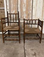 Set Bobbin Chairs, Knobbel Stoelen. Origineel. Oud, Ophalen