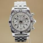 Breitling Chronomat 44 AB0110 Diamant, Sieraden, Tassen en Uiterlijk, Horloges | Heren, Breitling, Staal, Ophalen of Verzenden