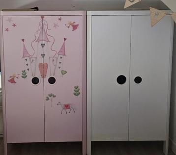 2x Kinderkledingkast - Leuke kinderkamer kasten! beschikbaar voor biedingen