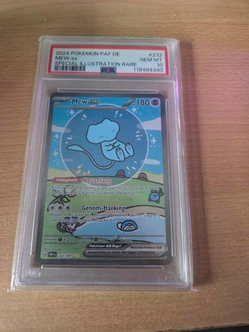 Mew ex 232/097 PSA 10, Hobby en Vrije tijd, Verzamelkaartspellen | Pokémon, Zo goed als nieuw, Losse kaart, Foil, Ophalen of Verzenden