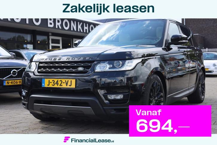 Land Rover Range Rover Sport 3.0 SDV6 HSE DYNAMIC | PANO | 5, Auto's, Land Rover, Bedrijf, Lease, Financial lease, ABS, Achteruitrijcamera