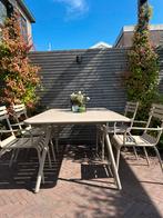 Fermob tuintafel met tuinstoelen van Sissy Boy., Ophalen, 4 zitplaatsen, Eettafel, Aluminium