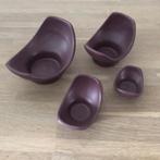 Aubergine pindasetje - plateel? Pinda-setje, Ophalen of Verzenden, Huis en Inrichting
