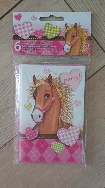 6 paarden uitnodigingen  beschikbaar voor biedingen