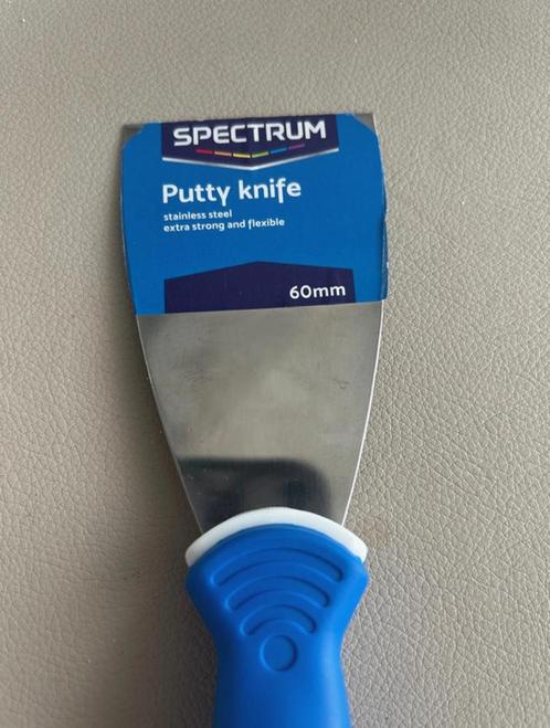 Spectrum plamuurmes/Putty knife van 60 mm, Doe-het-zelf en Verbouw, Schildersmaterialen, Nieuw, Overige typen, Verzenden