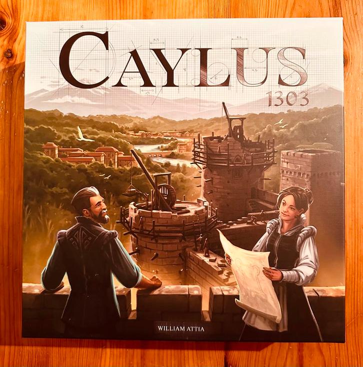 Caylus 1303 (Engels), Hobby en Vrije tijd, Gezelschapsspellen | Bordspellen, Zo goed als nieuw, Een of twee spelers, Drie of vier spelers