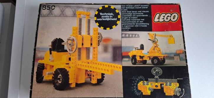 Lego set 850, Heftruck, Kinderen en Baby's, Speelgoed | Duplo en Lego, Gebruikt, Lego, Complete set, Ophalen of Verzenden