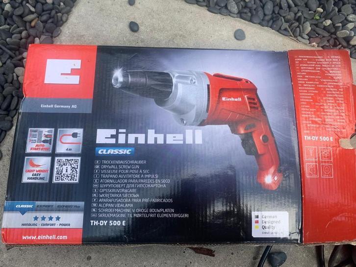 Einhell gipsplaat schroevendraaiers - 2 stuks, Doe-het-zelf en Verbouw, Gereedschap | Overige machines, Gebruikt, Ophalen of Verzenden