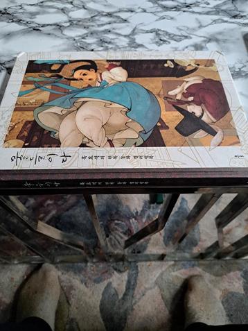 Gebonden Kleurboek met Chinese Tekst beschikbaar voor biedingen