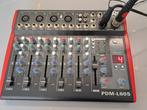 complete geluidsset 600W RMS met 5 microfoons en mixer, Ophalen, Gebruikt, 500 tot 1000 watt, P.A.