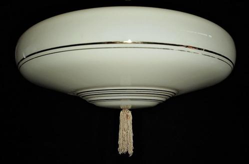 Art Deco hanglamp - klassieke /antieke pendellamp 35/45'' er, Antiek en Kunst, Antiek | Lampen, Ophalen