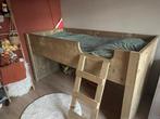 Steigerhouten bed, Ophalen, Gebruikt, Eenpersoons, Minder dan 160 cm