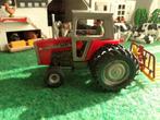 MF 590 BRITAINS met hoooivork en dubbellucht, Ophalen of Verzenden, Gebruikt, Tractor of Landbouw, Britains