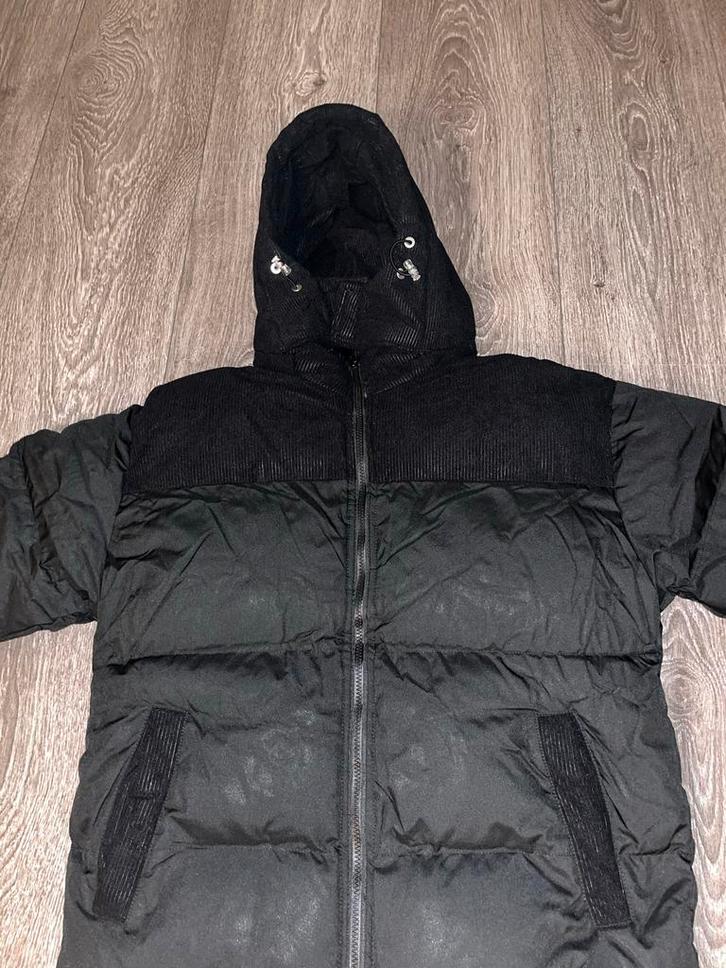 Zwarte jas, een keer gedragen on te passen., Kleding | Heren, Jassen | Winter, Nieuw, Zwart, Ophalen of Verzenden