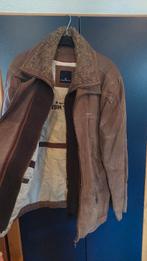 Suede jas, Ophalen of Verzenden, Gedragen, Maat 46/48 (XL) of groter, Bruin