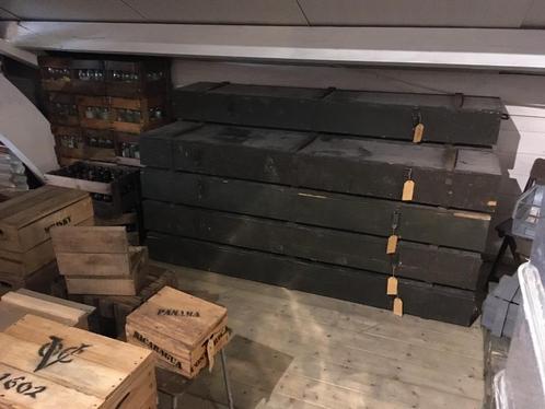 Lange legerkisten 2m , ideaal als tv meubel , opslag kist, Verzamelen, Militaria | Algemeen, Ophalen of Verzenden