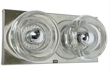 vintage wandlamp Cosack chrome glas beschikbaar voor biedingen