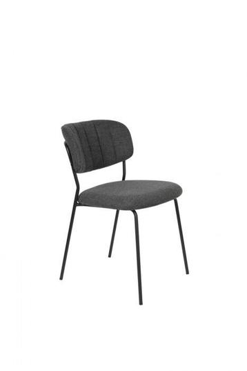 Zuiver Eetkamerstoel Jolien dark Grey eigenzinnig design beschikbaar voor biedingen
